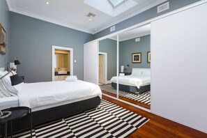 Desk, iron/ironing board, travel crib, free WiFi
