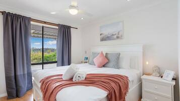 3 bedrooms, iron/ironing board, travel cot, free WiFi