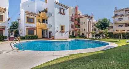 Apartment 'Saadia Golf and Beach' with Shared Pool, Wi-Fi and Air Conditioning