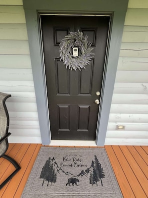 Exterior detail - NEW! Blue Ridge Bound Cabin 326 (Floyd)