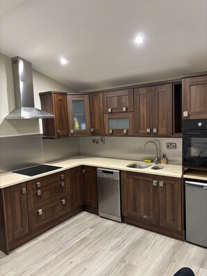 Microwave, oven, stovetop, dishwasher - Modern and secure 1-bedroom apartment in Oldcastle - Sleeps 2 -4 people (Oldcastle)