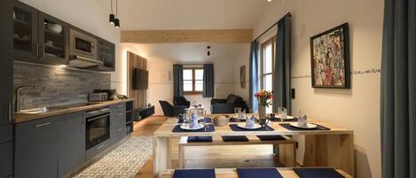 Frigorifero, forno, lavastoviglie, macchina per tè/caffè