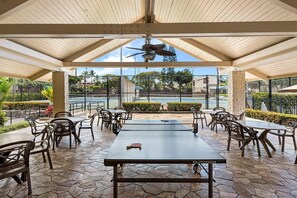 公寓客房, 多張床 (KKSR#1304 Direct Oceanfront Top Floor) | 室外用餐