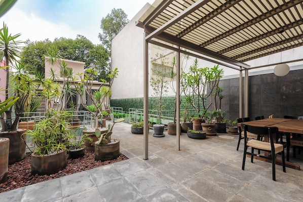 Terrasse sur le toit