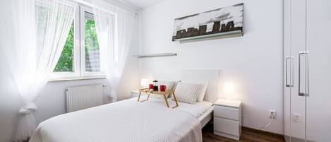 1 bedroom, iron/ironing board, free WiFi, bed sheets