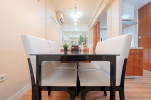 In-room dining - Combined 1Br At Green Bay Pluit Apartment (Jakarta)