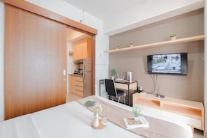 Standard Apartment - Simple 1Br Without Living Room At Grand Kamala Lagoon Apartment (Bekasi)