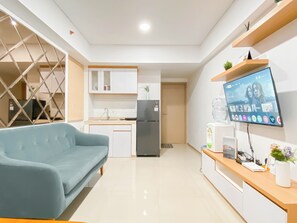 Living area - Neat And Simple 2Br At Meikarta Apartment (Cikarang)