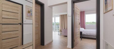 2 bedrooms, iron/ironing board, travel cot, WiFi