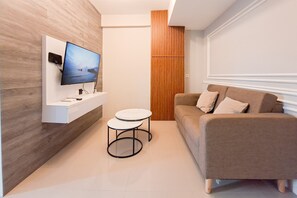 Living area - Modern Minimalist 2Br At Urbantown Serpong Apartment (South Tangerang)