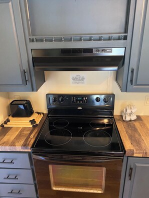 Microwave, oven, stovetop