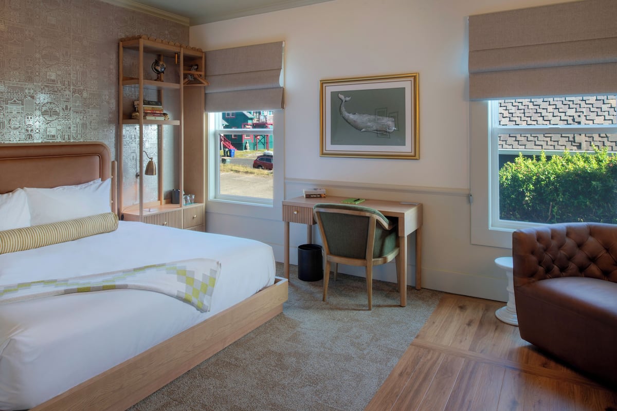 Studio, 1 giường cỡ king, quang cảnh vườn | Bộ trải giường bằng vải cotton Ai Cập, bộ đồ giường cao cấp 