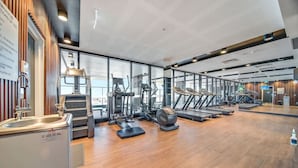 Unclassified image, 5 of 28, button - Cosy Retreat - 2BR Apt with Pool, Gym, Steam&Sauna (Adelaide)