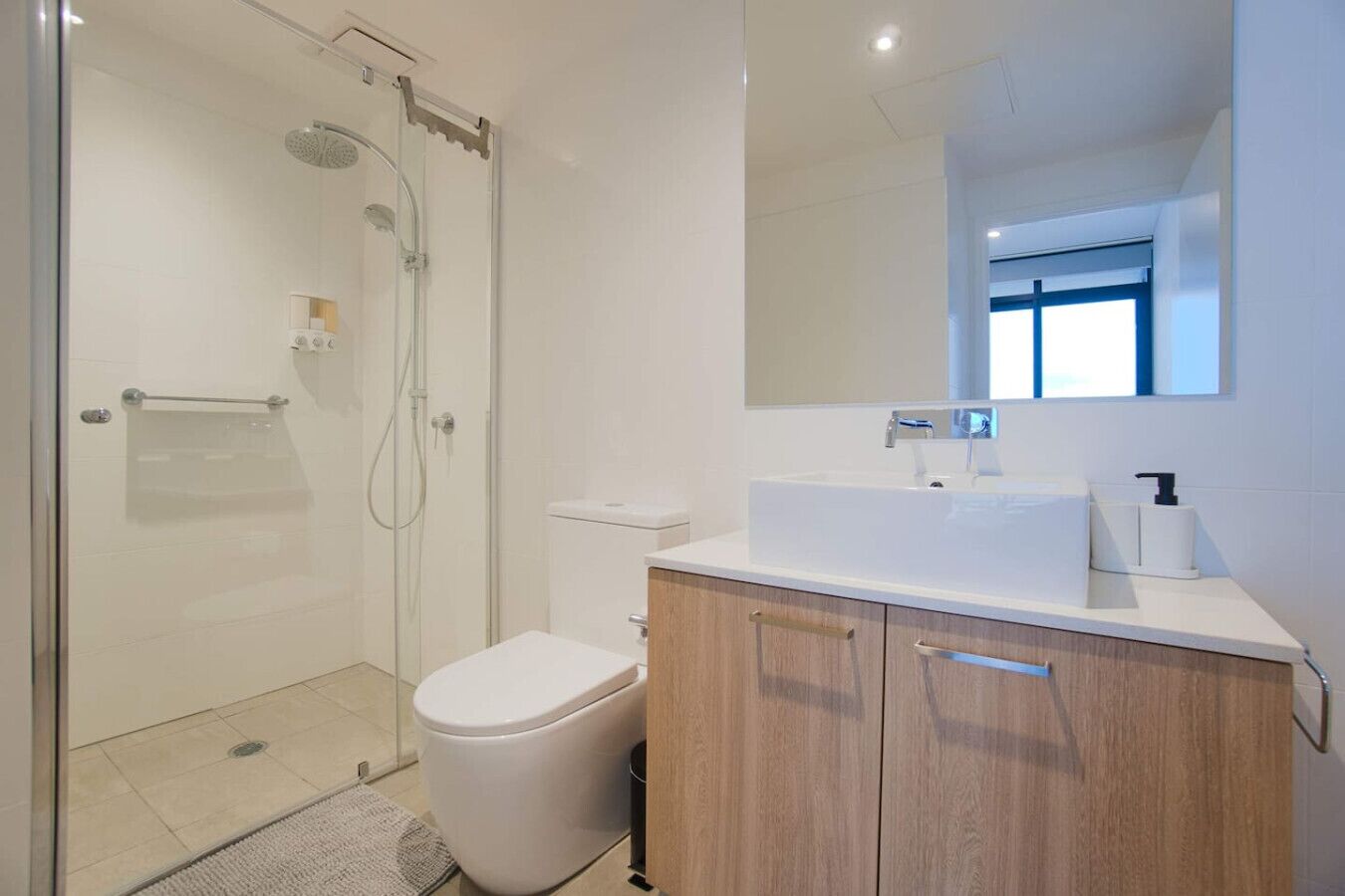 Shower, hair dryer