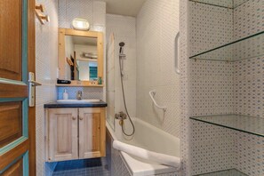 Shower, hair dryer