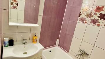 Towels, soap, toilet paper