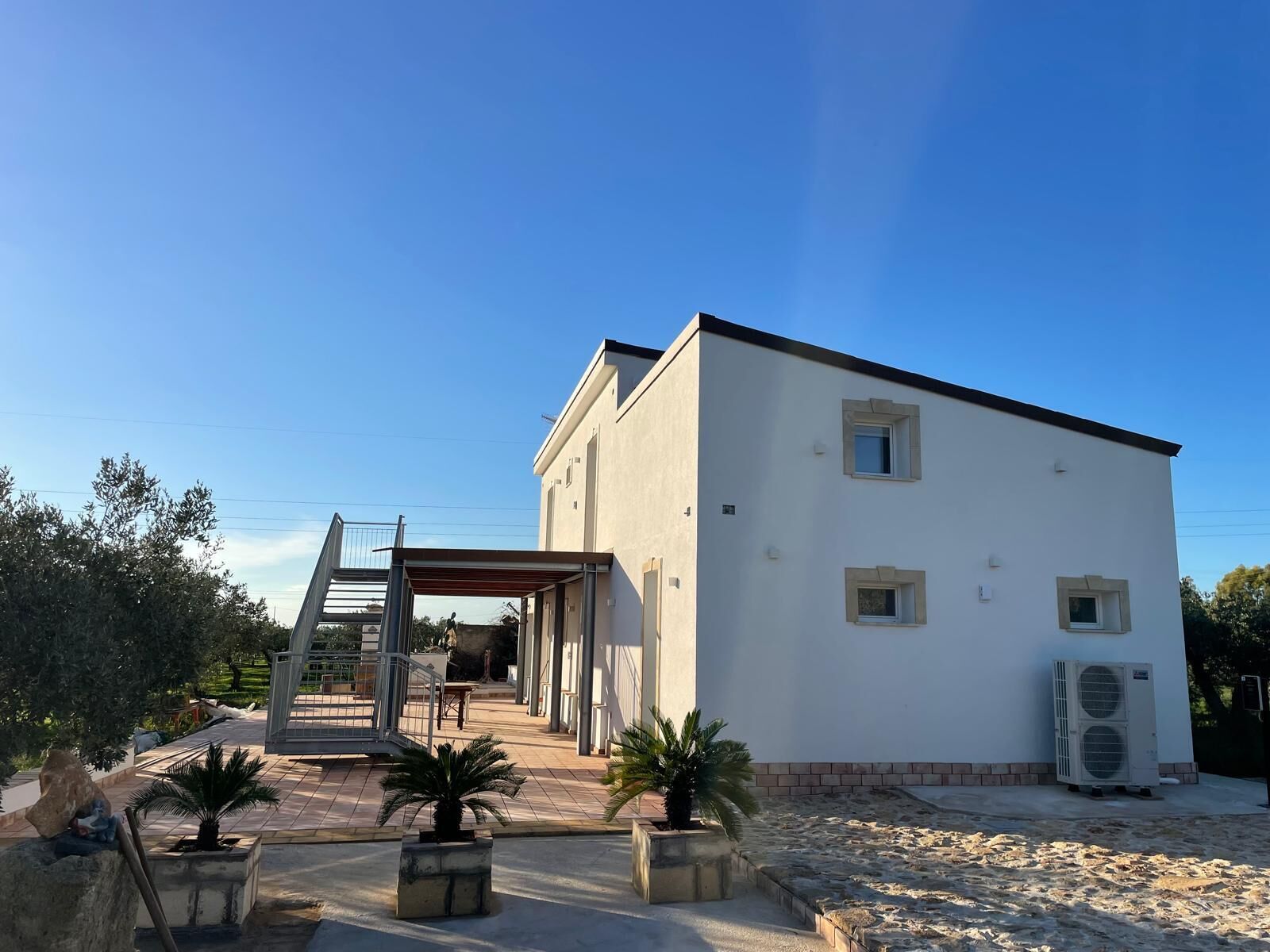 Facciata della struttura