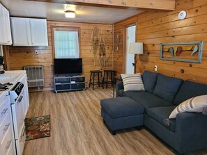 Living area - Marvelous 4-bedroom cottage 1 & 2 (Newaygo)
