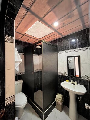 Towels, soap, toilet paper