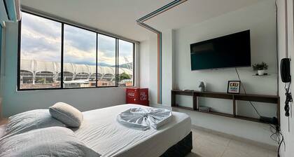 San fernando 405 estadio a una cuadra