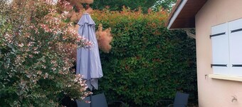 Semi-detached house near Lake Sanguinet with terrace and garden