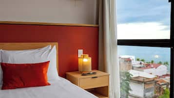 Vista a la playa o el mar