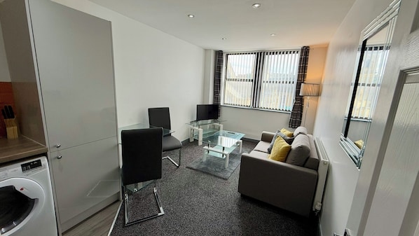 Family Apartment | Blackout drapes, iron/ironing board, free WiFi