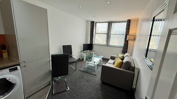 Family Apartment | Blackout curtains, iron/ironing board, free WiFi