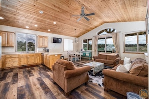 Télévision, cheminée