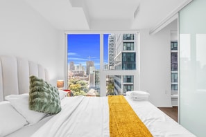 Premium bedding, iron/ironing board, free WiFi, bed sheets