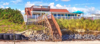 Sandbar Beachfront Estate Pool Hot Tub Pets OK Firepit