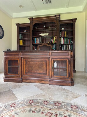 Lobby - Escape to this serene 4-bedroom home set on 10 private acres. (Wildwood)