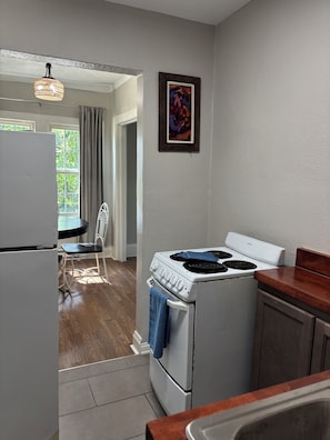 Microwave, oven, stovetop