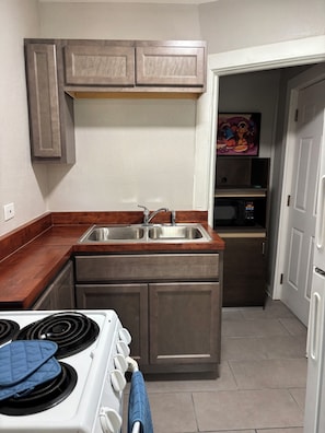 Microwave, oven, stovetop