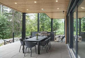Deluxe Chalet, Balcony, Mountain View | Terrace/patio - Camozzi Chalet by Revelstoke Vacations (Revelstoke)