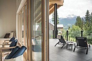 Deluxe Chalet, Balcony, Mountain View | Terrace/patio - Camozzi Chalet by Revelstoke Vacations (Revelstoke)