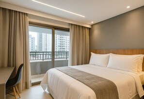 Basic Apartment | Desk, laptop workspace, iron/ironing board, free WiFi