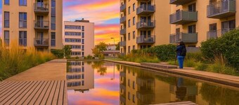 Modern 2BR Apartment  Ringnes Park | terrace & Central Oslo Access, free parking