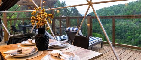 Udendørs spisemuligheder