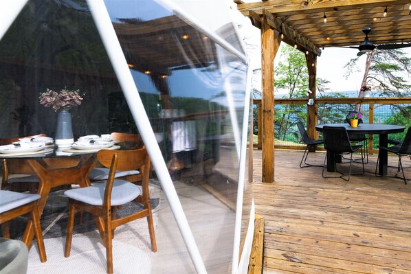 Udendørs spisemuligheder