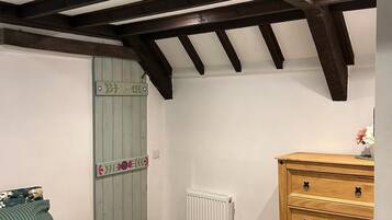 2 bedrooms, iron/ironing board, travel crib, WiFi