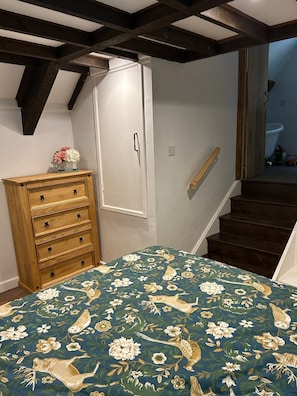 2 bedrooms, iron/ironing board, travel crib, WiFi