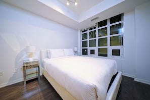 Blackout curtains, iron/ironing board, free WiFi