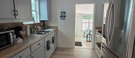 Microwave, oven, stovetop