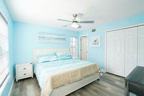 6 bedrooms, iron/ironing board, travel cot, free WiFi