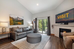 TV connectée, cheminée
