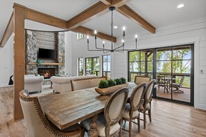 Interior - The JEM Mine at Eagles Nest: Views, Hot Tub, Ping Pong, Foosball, 3 Fireplaces! (Banner Elk)