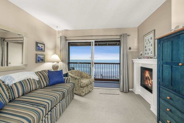 TV, fireplace, offices