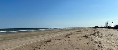 On the beach