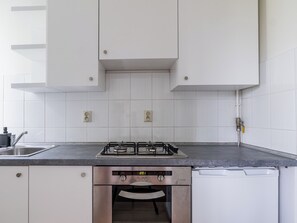 Fridge, oven, stovetop, toaster